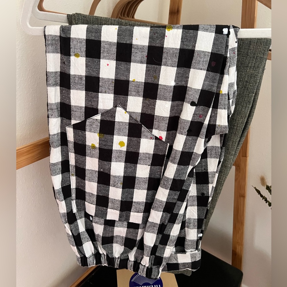Pocket Pant In Check Print - image 2